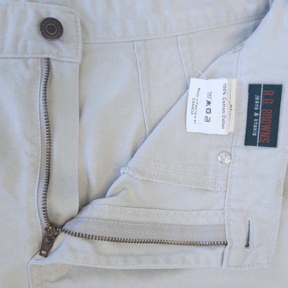 R.G. Browns White Denim Midi Skirt – Front-Pocket High-Waist Jean Skirt, Size 29 - Picture 3 of 8